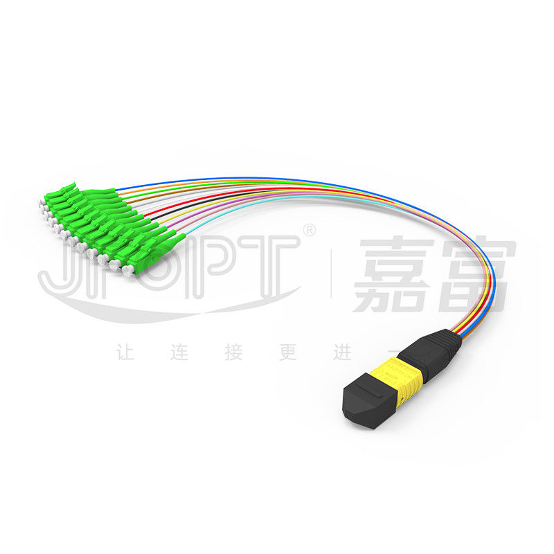 MTP-12 * ветвь Furcation ядра OS2 G657A1 G657A2 0.9mm прыгуна 12 оптического волокна LC