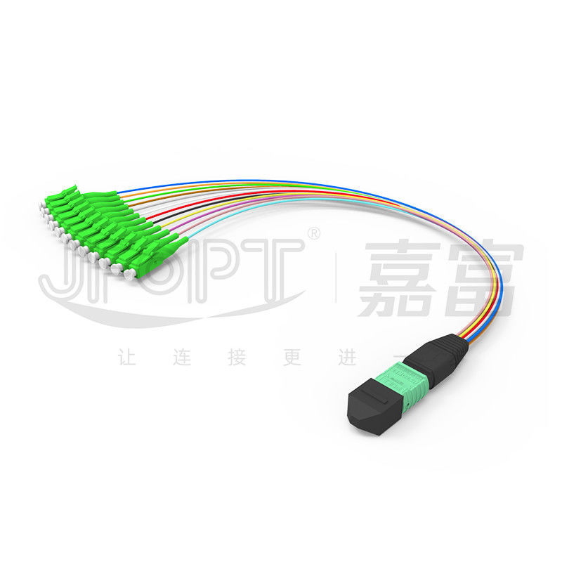 MTP-12 * ветвь Furcation ядра OS2 G657A1 G657A2 0.9mm прыгуна 12 оптического волокна LC