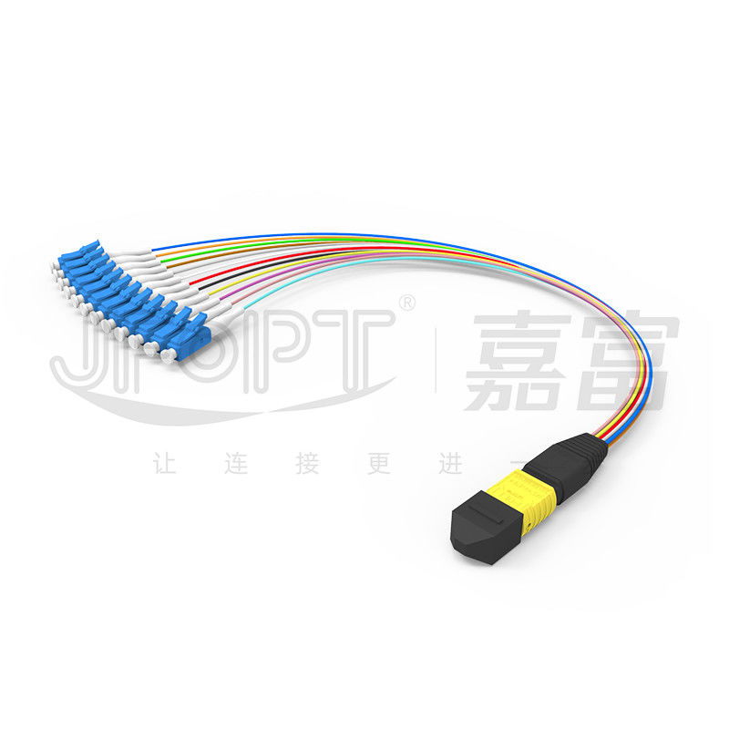 MTP-12 * ветвь Furcation ядра OS2 G657A1 G657A2 0.9mm прыгуна 12 оптического волокна LC