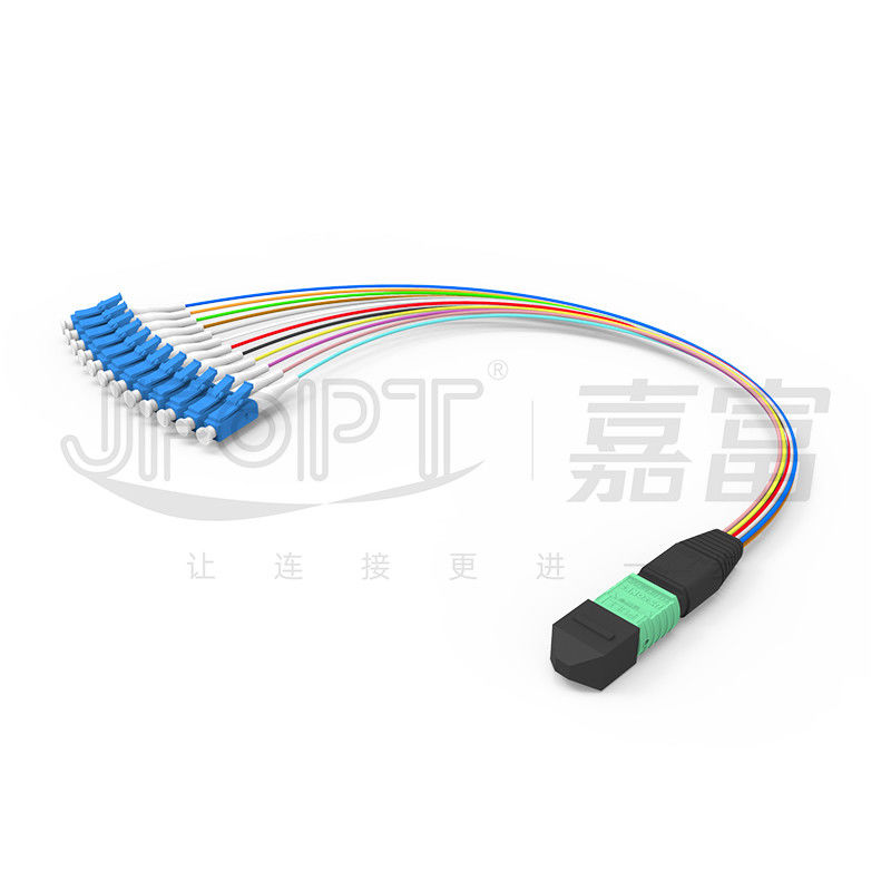 MTP-12 * ветвь Furcation ядра OS2 G657A1 G657A2 0.9mm прыгуна 12 оптического волокна LC