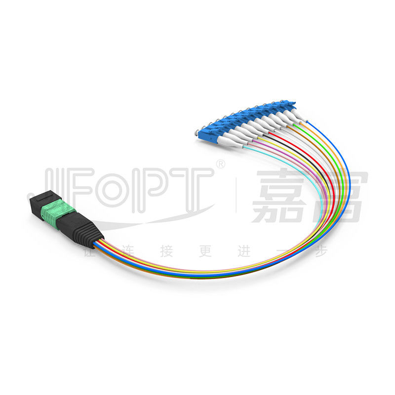 MTP-12 * ветвь Furcation ядра OS2 G657A1 G657A2 0.9mm прыгуна 12 оптического волокна LC