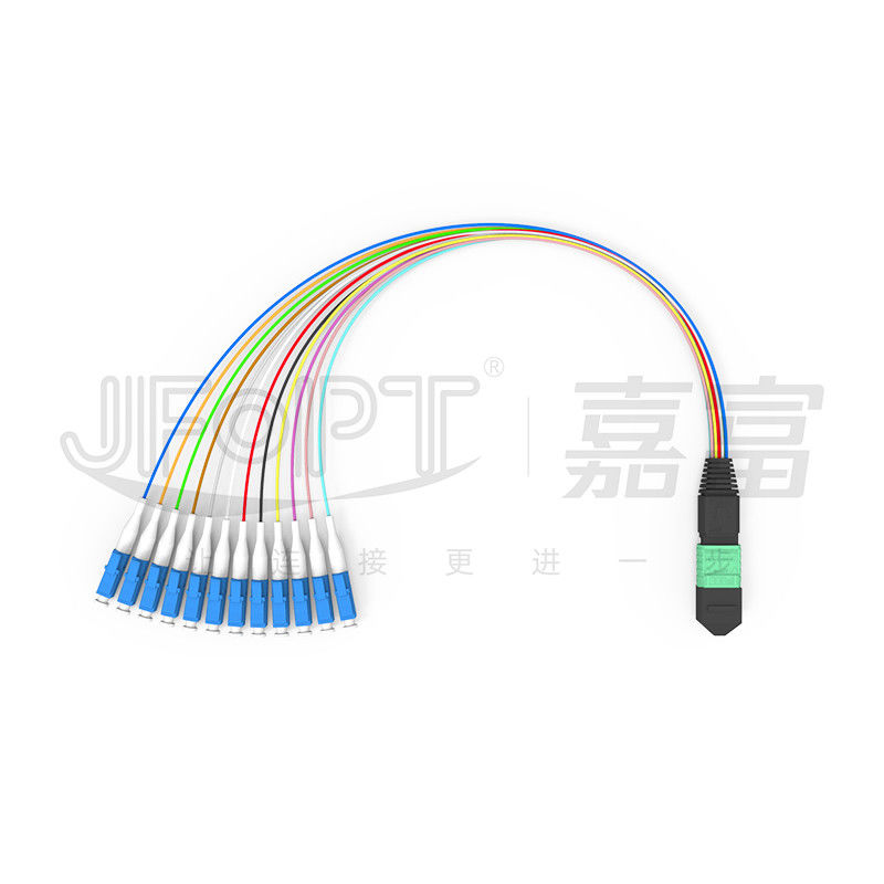 MTP-12 * ветвь Furcation ядра OS2 G657A1 G657A2 0.9mm прыгуна 12 оптического волокна LC