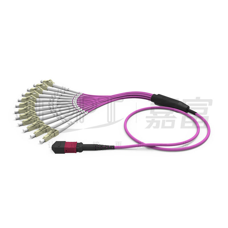 MPO - разветвитель LC DX гибкого провода 2.0mm проламывания LC с Ferrule потери MM зажима стандартным