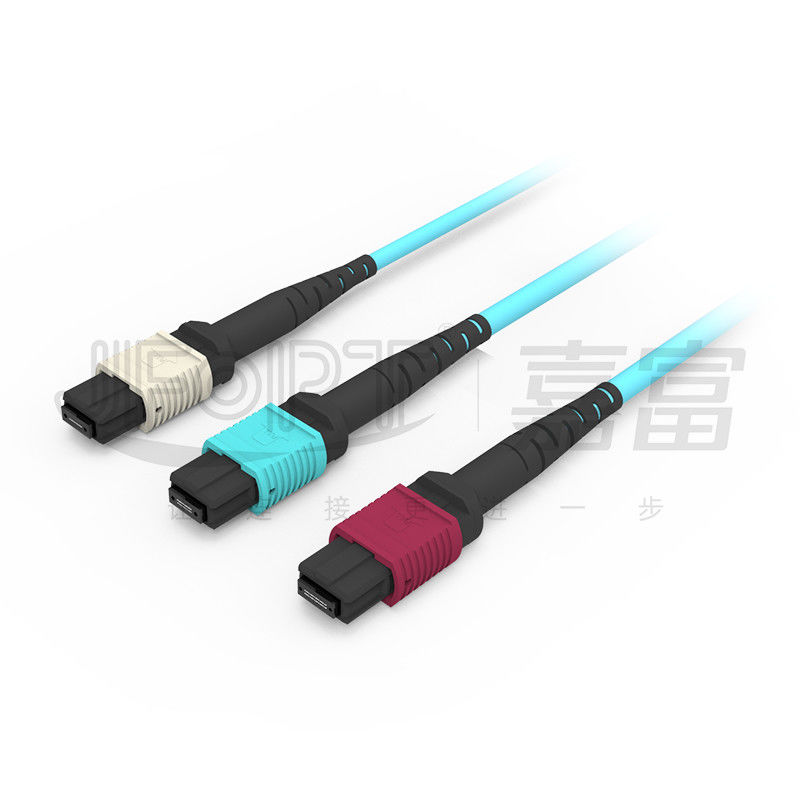 Пламя OFNP - retardant хобот MPO привязывает хобот оптического волокна PVC 2.0mm-5.0mm