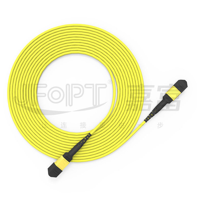 12-ядерный MPO ствол кабеля патч кабеля одномодный G657A1/G657A2 3.0 LSZH A/B polarity reversal