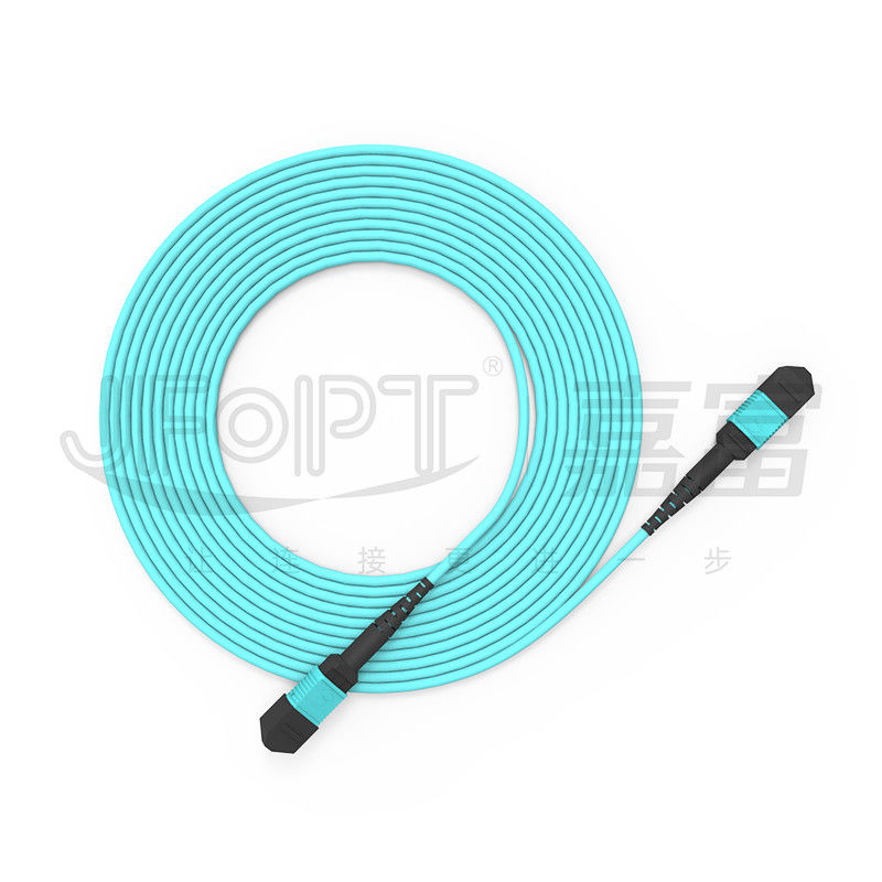 Потеря обратной связи концессора MPO ≥20dB MM OM3/OM4 MPO-MPO Patch Cord для оптической волоконной связи