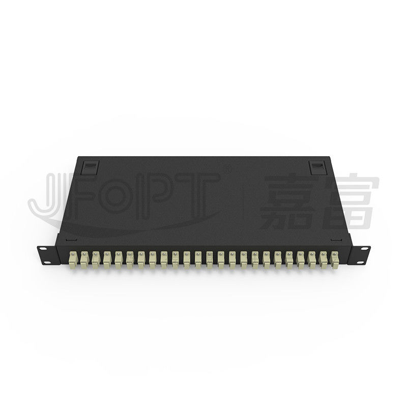 LC/SC/FC/ST Rack Mount Fiber Patch Panel 12/24core с 19-дюймовым размерами дверных кнопок