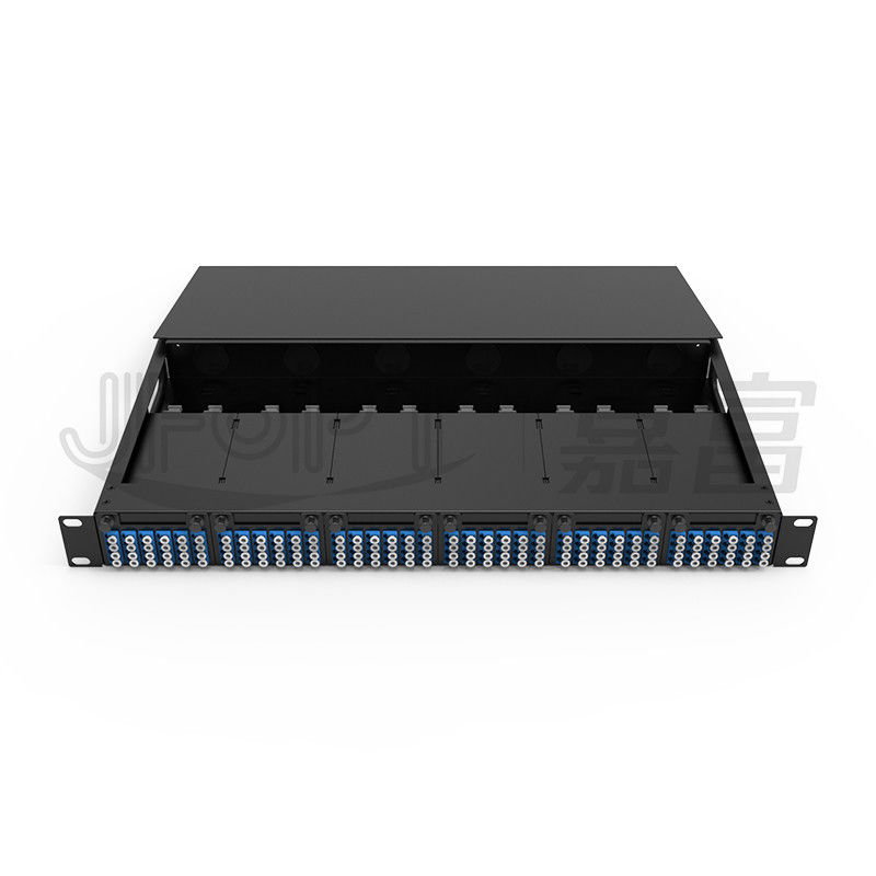 1U MPO-LC G657A1 144 Ядра плотность высокая плотность сцепление коробки с LC адаптером холоднокатаного стального шасси