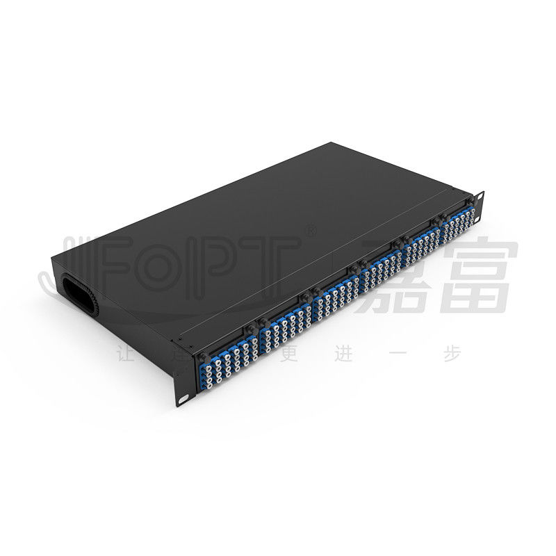 1U MPO-LC G657A1 144 Ядра плотность высокая плотность сцепление коробки с LC адаптером холоднокатаного стального шасси