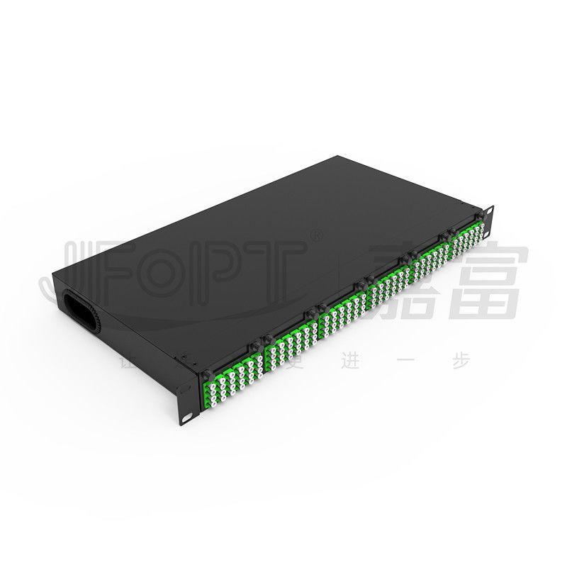 Модульное шасси высокой плотности для LC Quadruple Adapter MPO SM SL 144-ядерный MPO-LC Patch Panel Fusion-free Module Box