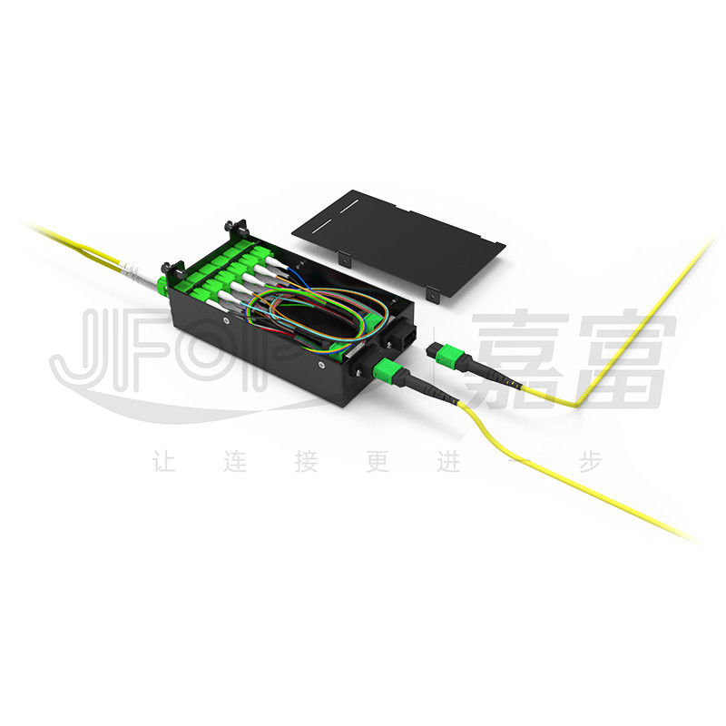 Модульное шасси высокой плотности для LC Quadruple Adapter MPO SM SL 144-ядерный MPO-LC Patch Panel Fusion-free Module Box
